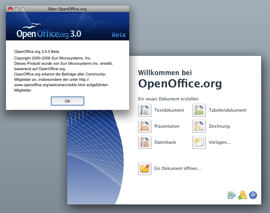 open office mac. von OpenOffice.org 3.0