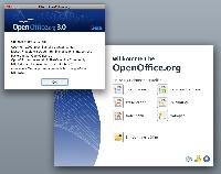 Begrüßung von OpenOffice.org 3.0