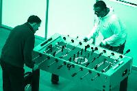 Tischfussball, eine Möglichkeit Komplexität zu verdrängen